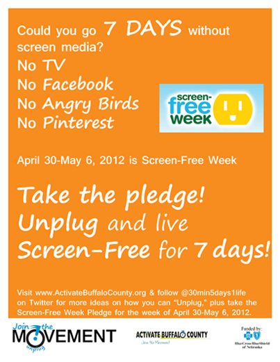 Screen Free Week Poster