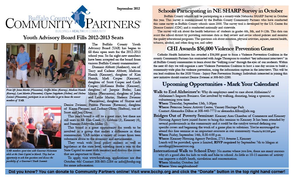 September Newsletter Available