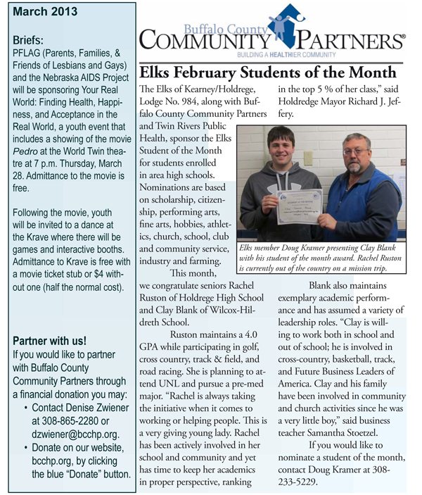 March Newsletter Available Online