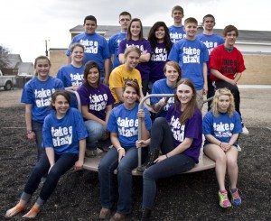 The 2012-2013 YAB Board at their April meeting.