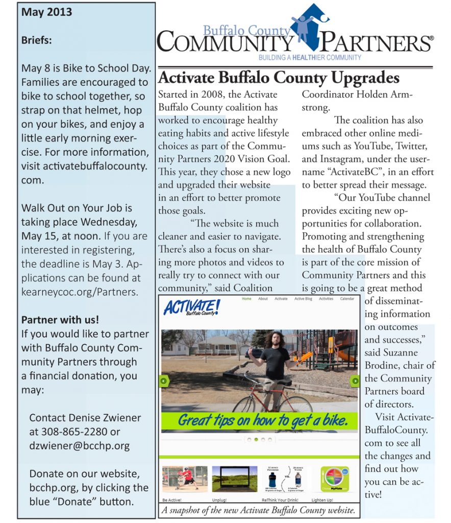May Newsletter Available Online