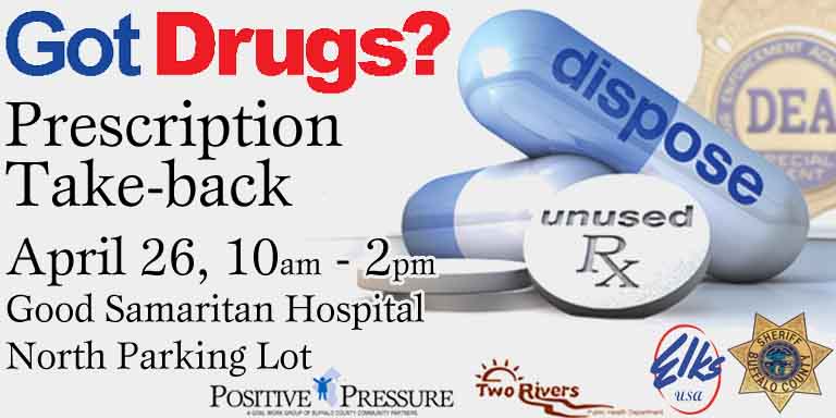 Prescription Drug Take-Back: Safely Discard Old Medicine April 26