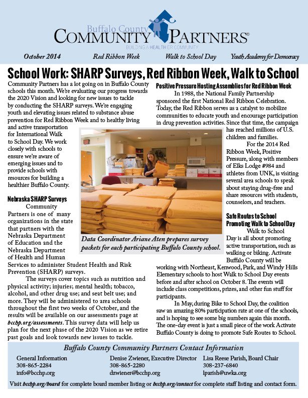 Read Community Partners’ October 2014 Newsletter