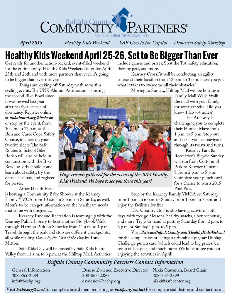 Read Community Partners’ April 2015 Newsletter