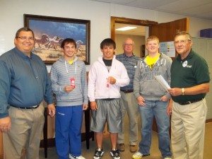 The Sumner -Eddyville-Miller YAB celebrated Red Ribbon week with members of the Elks Lodge. This campaign focused on providing tools to teachers.