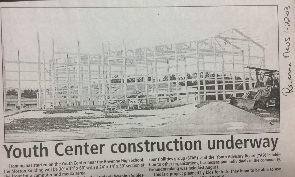 YAB Constructing Ravenna Youth Building  2002